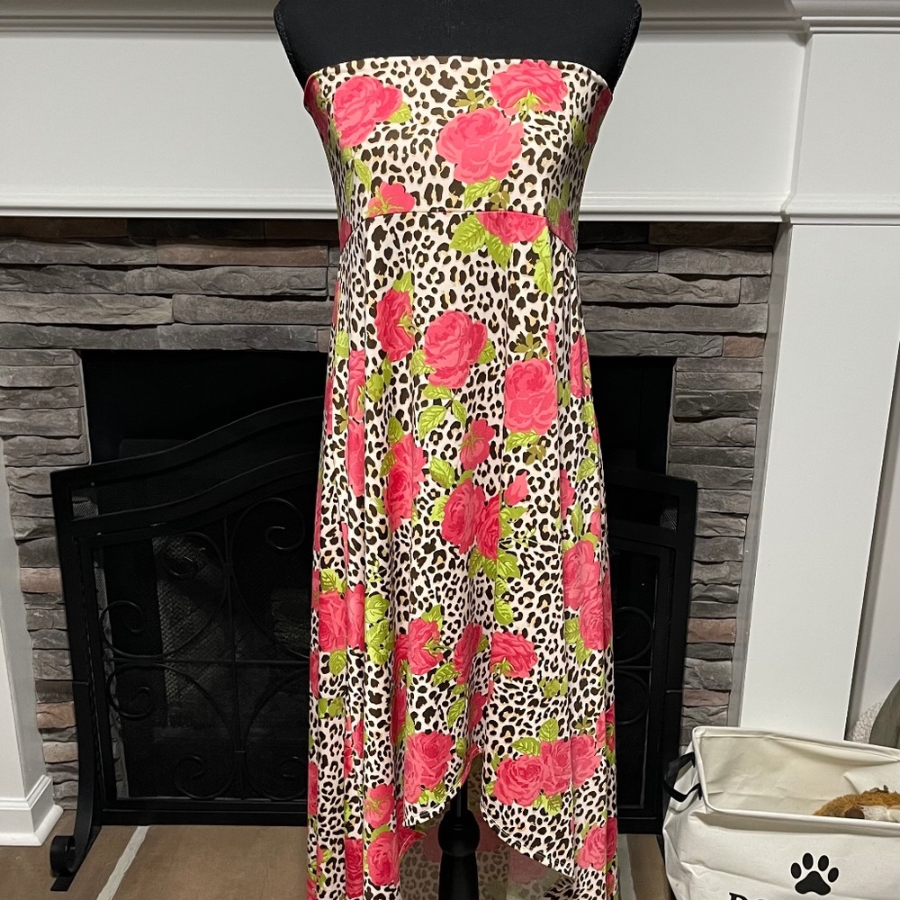 Gorgeous Large Animal Print Floral LulaRoe Olivia Skirt/Dress